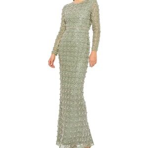 Mac Duggal Jade Green Gown